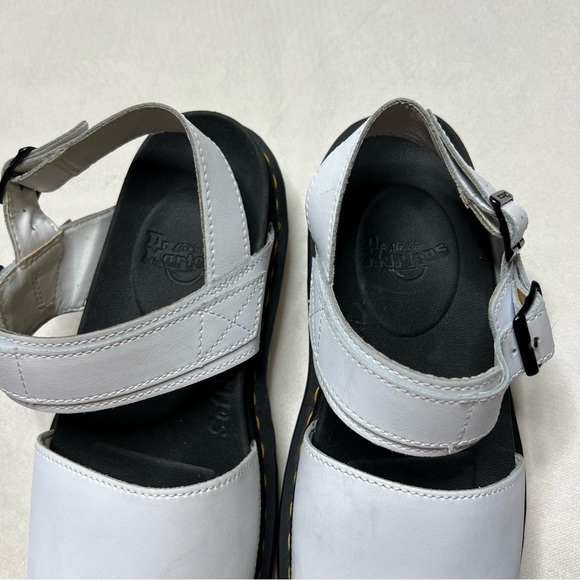 Dr. Martens Voss White Leather Strap Sandals - Picture 5 of 16